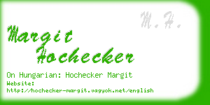 margit hochecker business card